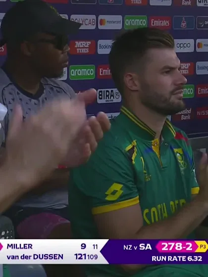 Rassie van-der-Dussen - Six - New Zealand vs South Africa