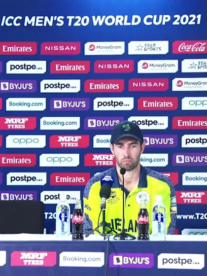 22 October - Sharjah - Ireland Captain Andrew Balbirnie post-match press conference