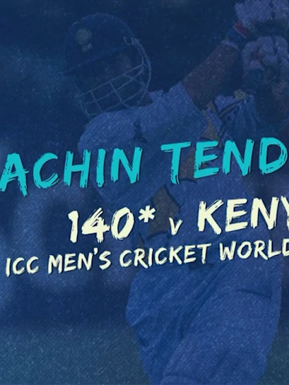 Throwback: Sachin Tendulkar blazes 140* against Kenya | CWC 1999