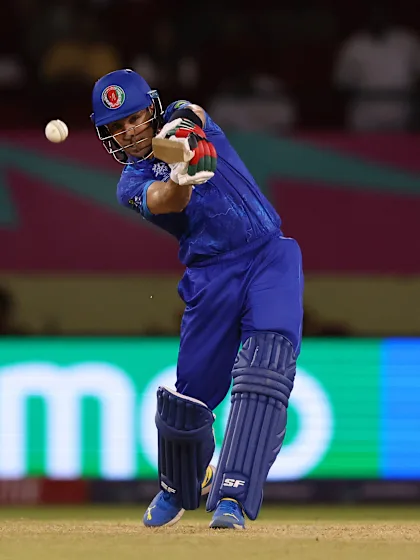 Rahmanullah Gurbaz opens account with stylish six | Afghanistan v Uganda | T20 World Cup