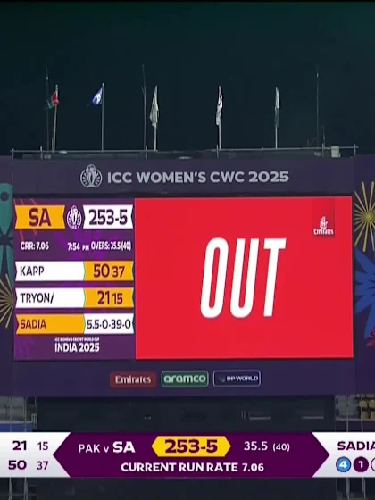 Chloe Tryon - Wicket - South Africa Women vs Pakistan Women