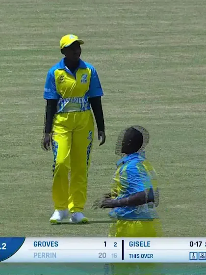 Wicket-Davina-Perrin-England-U19s-Women v Rwanda-U19s-Women ICC U19W T20WC 2023