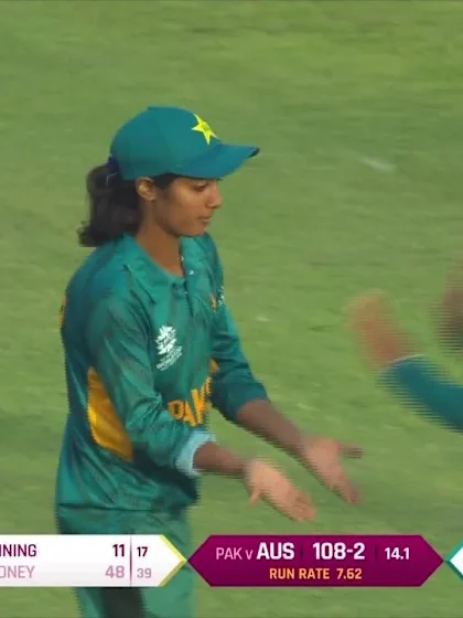 Logo of Aus v Pak: Nashra Sandhu gets Beth Mooney
