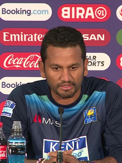 31 May - Cardiff - Sri Lanka Captain Dimuth Karunaratne pre-tournament press conference