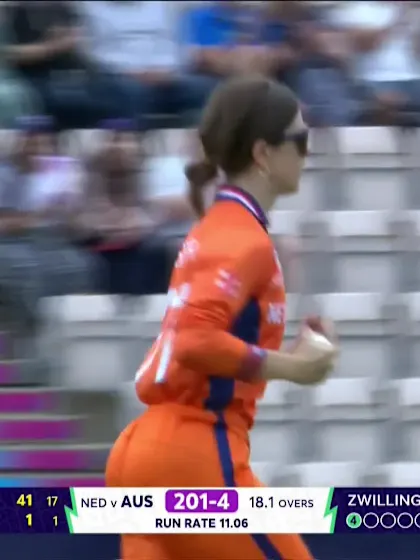 Georgia Wareham - Wicket - Australia vs Netherlands