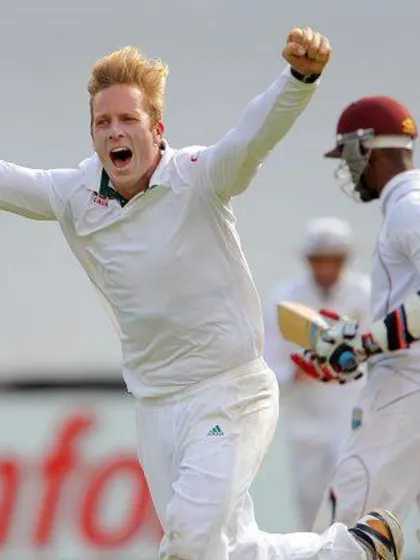 Harmer, Steyn script West Indies collapse