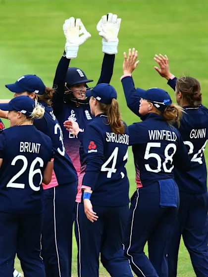 All-round England finishes the top of the table