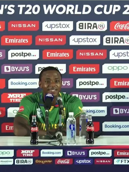2 November - Abu Dhabi - South Africa player Kagiso Rabada post-match press conference