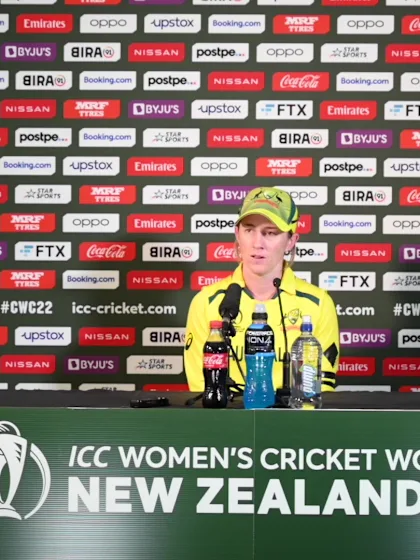 5 March - Hamilton - Australia player Rachael Haynes post-match press conference