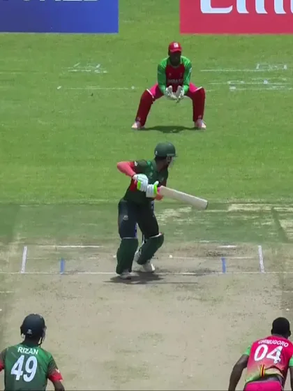 Abdullah with a Four vs. Zimbabwe