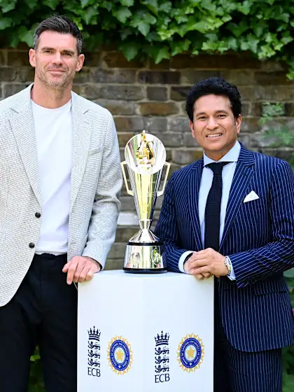 Logo of Anderson-Tendulkar Trophy unveiled for England-India Tests