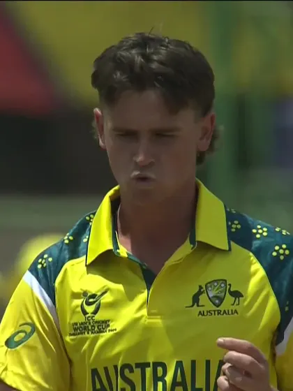 Thomas Rew with a Four vs. Australia