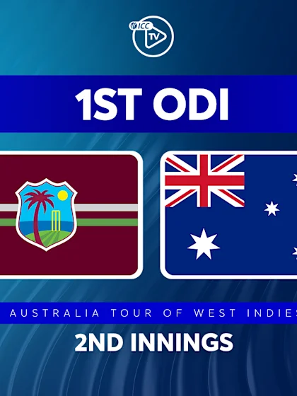 1st ODI: West Indies v Australia (2nd Innings)