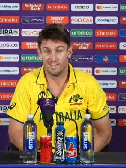 11 November - Pune - Australia player Mitchell Marsh post-match press conference