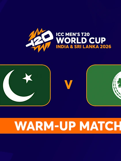 Warm Up: Pakistan v Ireland