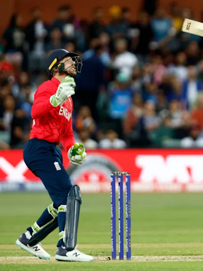 Logo of Suryakumar holes out in big blow to India's hopes | T20WC 2022