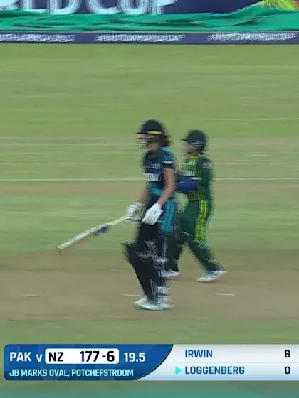 Wicket-Paige-Loggenberg-New-Zealand-U19s-Women v Pakistan-U19s-Women ICC U19W T20WC 2023