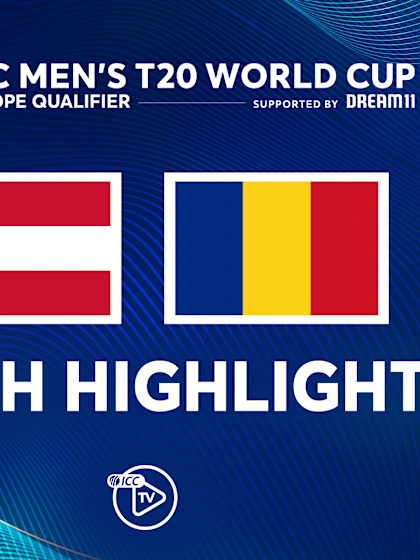 Austria v Romania | Match Highlights | Men’s T20WC Europe Sub-regional Qualifier A