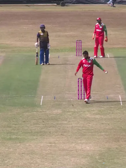  Chamindu Wejiisinge Wicket - Oman vs Sri Lanka A
