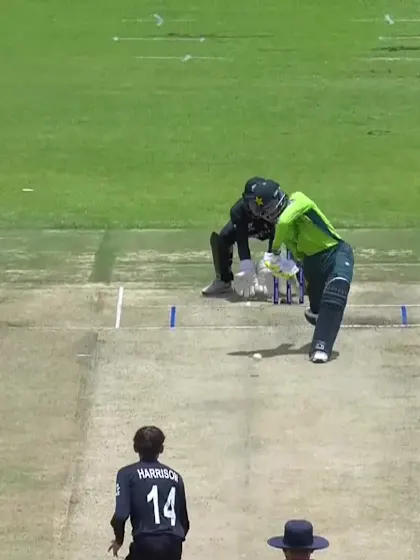 Sameer Ahmed Minhas with a Four vs. New Zealand