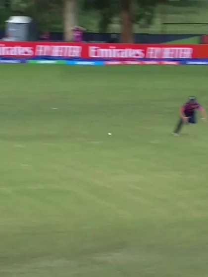 Usman Khan with a Four vs. Scotland