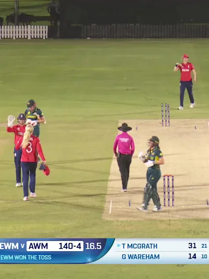 Logo of Tahlia Mcgrath - Wicket - Australia Women vs England Women