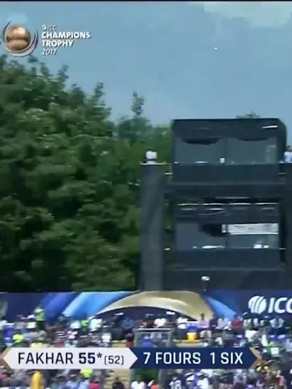 FIFTY: Fakhar Zaman brings up his half-century for Pakistan