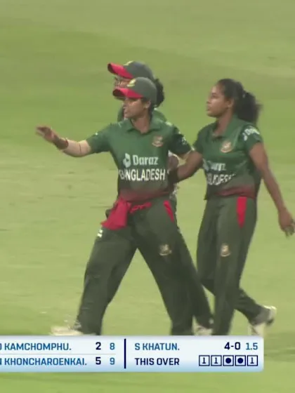 Logo of Wicket - Onnicha Kamchomphu - Bangladesh v Thailand