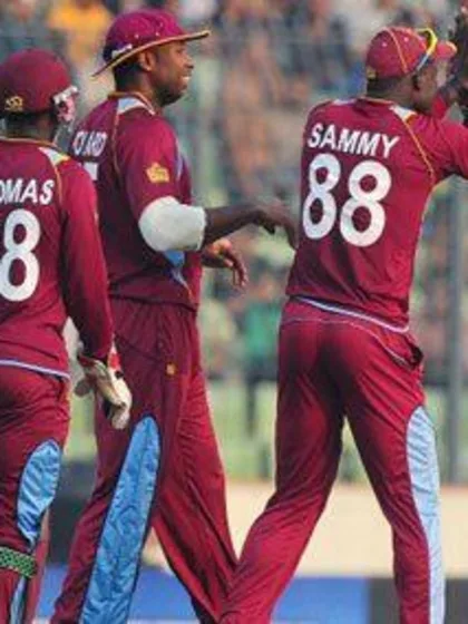 Samuels hits ton as Windies keep series alive