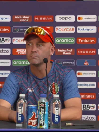 14 October - Delhi - Afghanistan Coach Jonathan Trott pre-match press conference