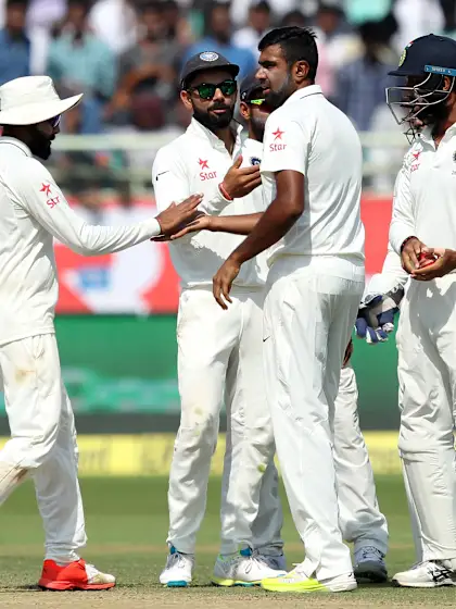 Logo of India star replaces James Anderson as No.1 ranked Test bowler