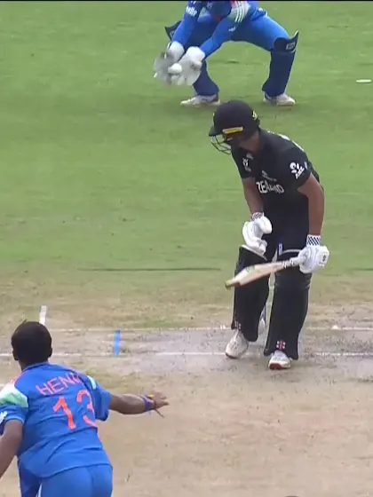 Aryan Mann - Wicket - India vs New Zealand