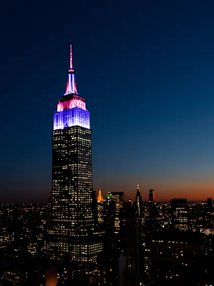 Cricket lights up New York's Empire State Building to launch 'Out of this World' ICC Men's T20 World Cup 2024 Trophy Tour