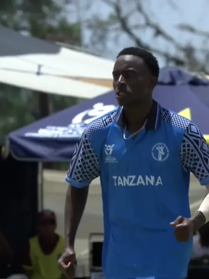 Tanez Francis with a Batting vs. Tanzania