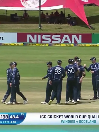 HIGHLIGHTS: West Indies beat Scotland by five runs (DLS) to reach CWC19