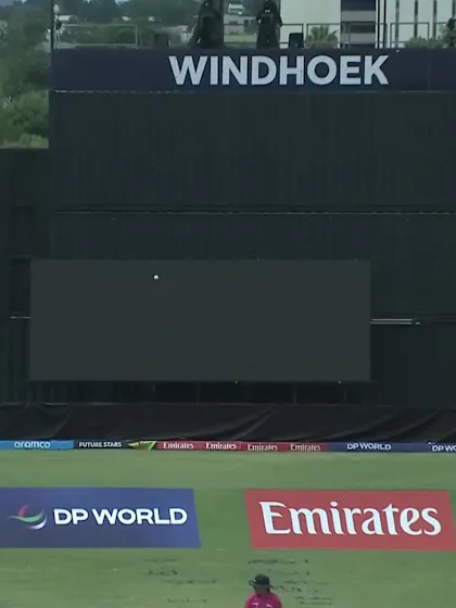 J Rowles with a Four vs. West Indies