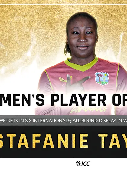 Stafanie Taylor and Shakib Al Hasan voted ICC Players of the Month for July