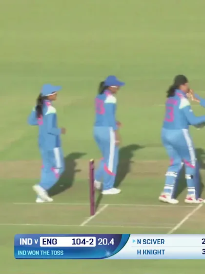 Heather Knight - Wicket - India Women vs England Women
