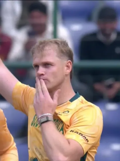 Aryansh Sharma - Wicket - South Africa vs United Arab Emirates