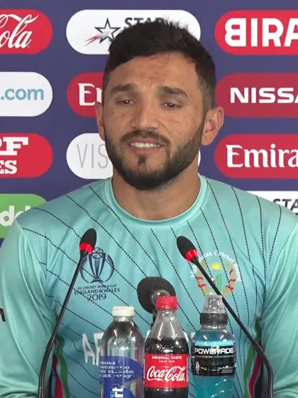 3 July - Leeds - Afghanistan Captain Gulbadin Naib pre-match press conference