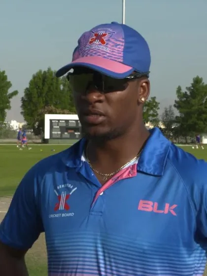 CWC Challenge League B: Bermuda v Italy – Bermuda pre-match interview