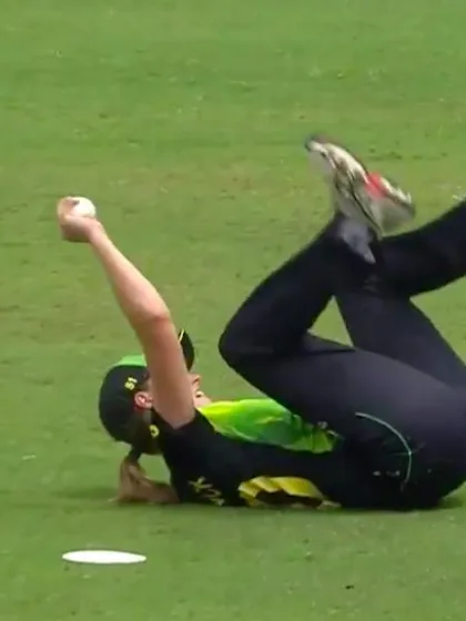 IND v AUS: Veda Krishnamurthy falls to a blinder from  Tayla Vlaeminck