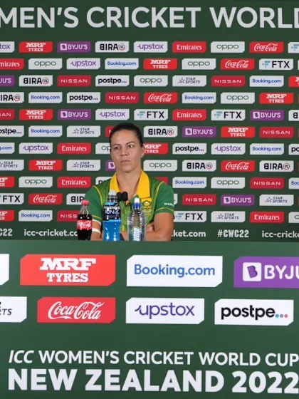 24 March - Wellington - South Africa player Marizanne Kapp post-match press conference
