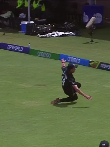 Nitish Sudini with a Four vs. New Zealand