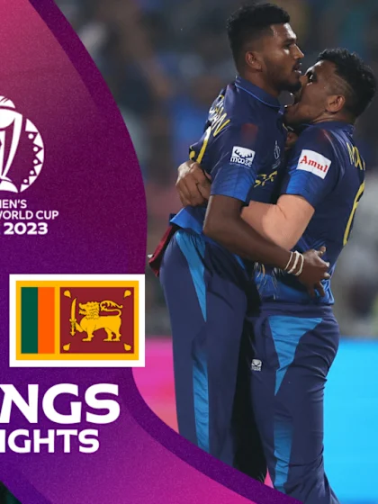 Afghanistan middle-order stands tall in Pune chase | Innings Highlights | CWC23