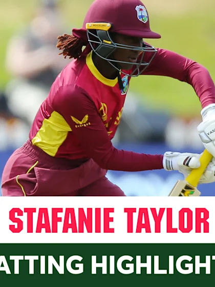 Logo of Highlights: Stafanie Taylor with a defiant captain's knock