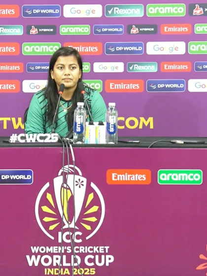 Nahida Akter | ICC WCW25 | Bangladesh pre-match press conference | 9 October '25