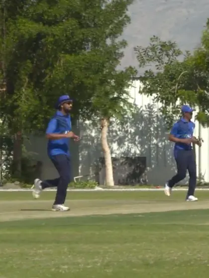 CWC Challenge League B – Oman: Italy v Kenya – Zahid Cheema takes a sharp catch