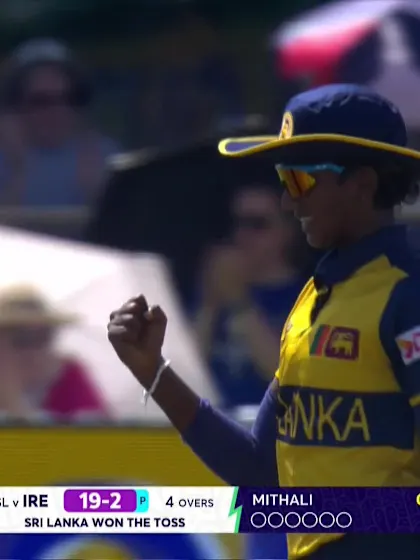 Rebecca Stokell - Wicket - Sri Lanka vs Ireland