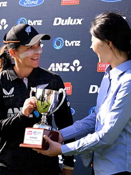 Hat-trick helps Melie Kerr break more records for New Zealand